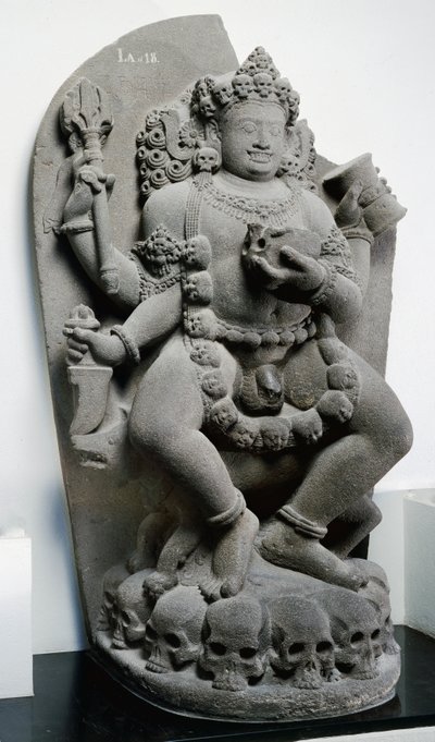Bhairava, c.1300 (andesito) de Indonesian School