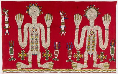 Saia Cerimonial de Mulher (Lau Hada) (tecido de algodão importado, conchas nassa, contas de vidro) de Indonesian School