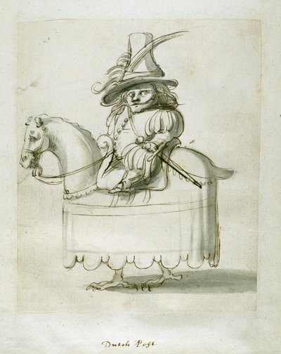 Página Holandesa (caneta e tinta sobre papel) de Inigo Jones