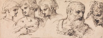 Cinco cabeças clássicas de Inigo Jones