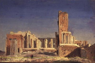 A Acrópole de Ippolito Caffi