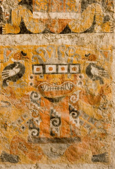 Na Huaca El Brujo, o principal enterramento no canto noroeste de El Brujo, 2005 (foto) de Ira Block