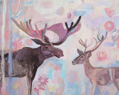 Alces e veados de sonho de Iria Fernandez