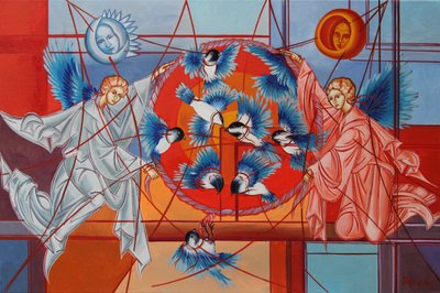 O Mundo Desapontado e Chickadees, 2015 de Irina Corduban