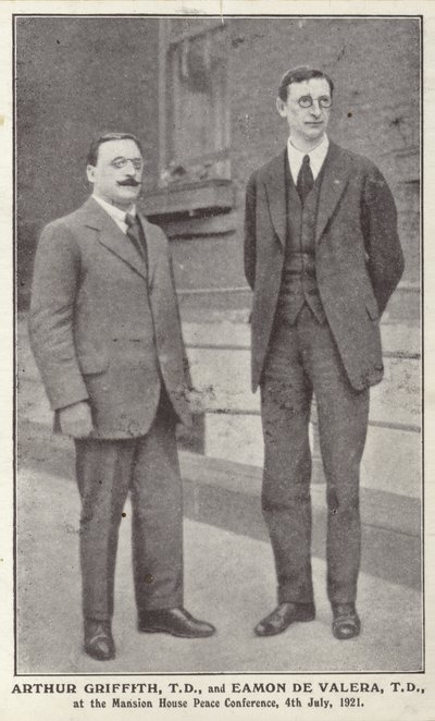 Arthur Griffith e Eamon de Valera de Irish Photographer