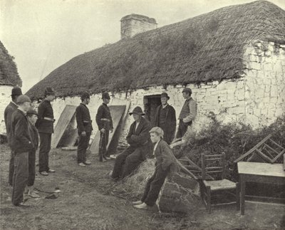 Eviction Scene, County Clare (foto a p/b) de Irish Photographer