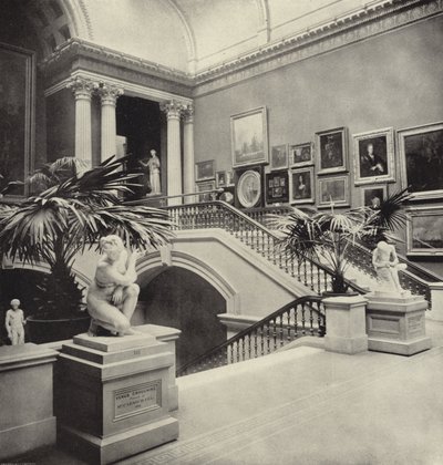 Stairway National Gallery, Dublin (foto a p/b) de Irish Photographer