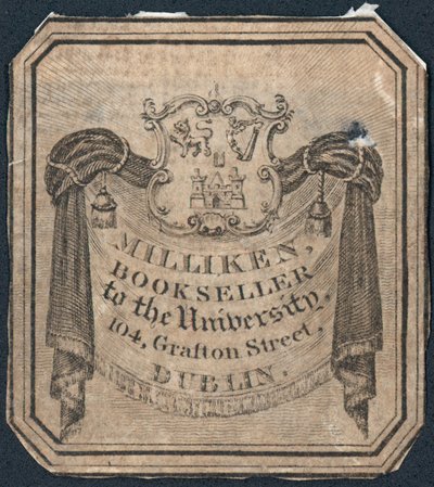 Cartão de comércio, Milliken de Irish School