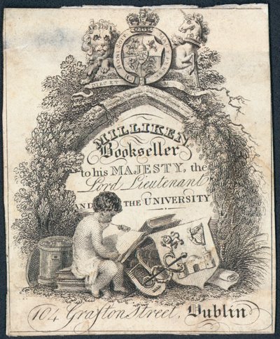 Cartão de comércio, Milliken de Irish School