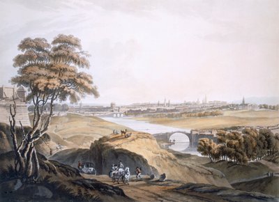Vista de Dublin. de "Irish school,