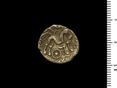 Moeda do Henley Hoard, c.50 BC (ouro) de Iron Age