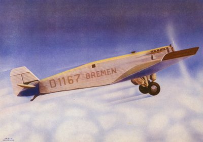 Junkers (litografia a cores) de Irvin L. Holcombe