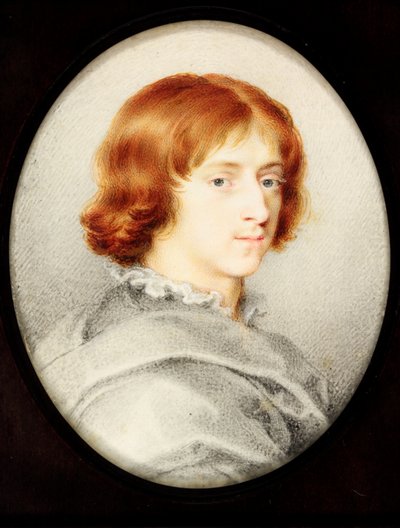Um jovem cavalheiro tradicionalmente identificado como Isaac Oliver, o Jovem, o Filho do Pintor (aguarela em velino) de Isaac (attr. to) Oliver