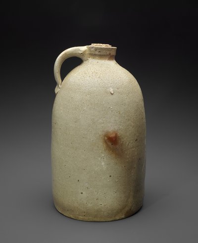 Jarro, c. 1869-1873 (grés vitrificado com sal, cortiça) de Isaac (attr.to) Suttles
