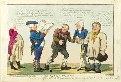 Uma União Irlandesa! de Isaac Cruikshank