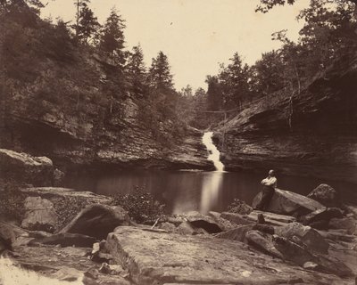 Lula Lake, Lookout Mountain, Geórgia, 1864-1865. de Isaac H. Bonsall