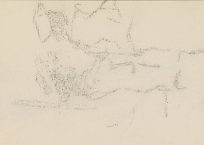 Abklatsch do desenho a giz na página 13 de Isaac Israels
