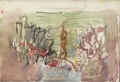 Artistas no palco de Isaac Israels