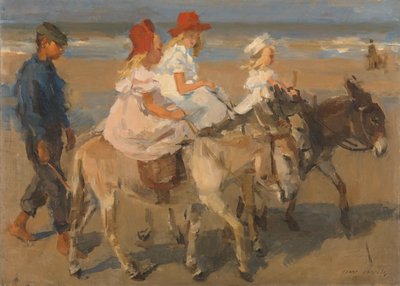 Passeios de burro na praia Passeio de burro na praia de Isaac Israels