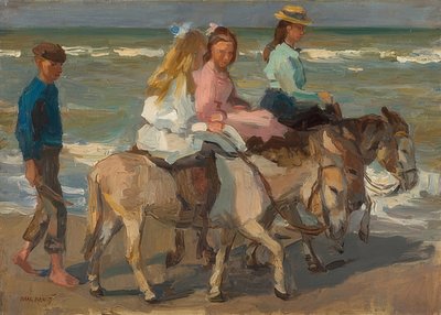 Passeios de burro. 1898-1901 de Isaac Israels
