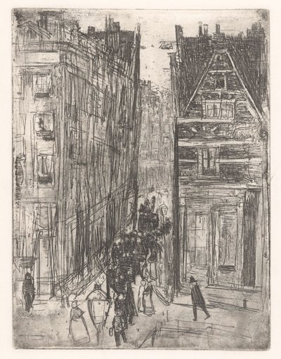 Gasthuismolensteeg em Amsterdão de Isaac Israels