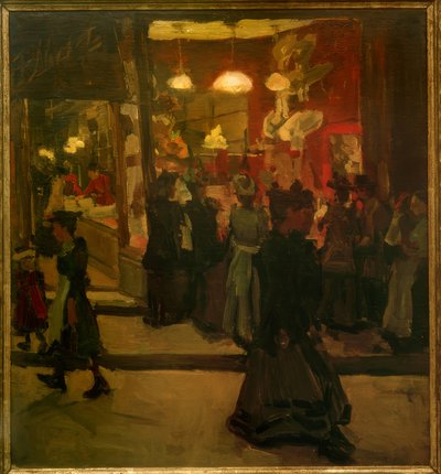 Hat shop Mars em Amsterdã de Isaac Israels