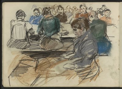 Colhedores de café no trabalho de Isaac Israels