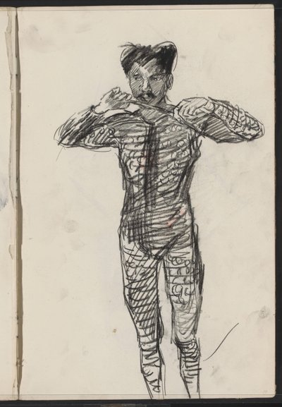 Homem de fato, possivelmente um artista de Isaac Israels
