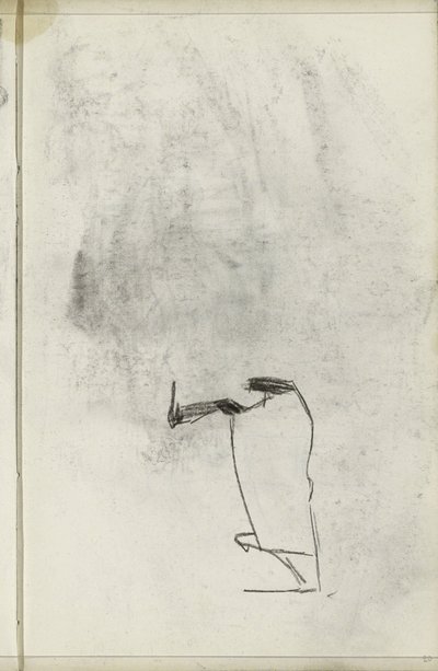 Estudo, possivelmente de um cavalo com cobertor de Isaac Israels