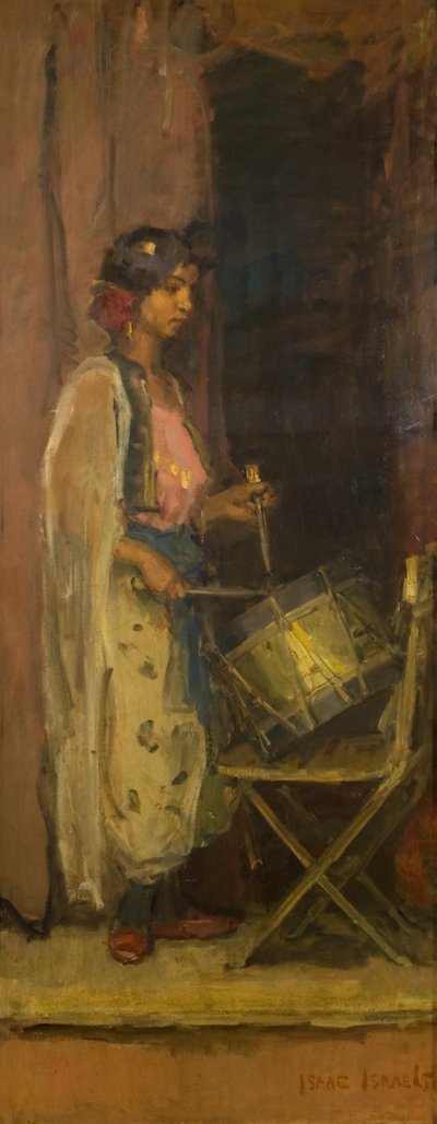 The Egyptian Drummer Girl (óleo sobre tela) de Isaac Israels