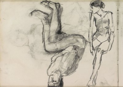Dois nus femininos sentados de Isaac Israels