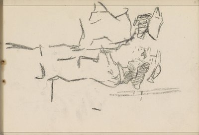 Quatro figuras com chapelaria, de perfil de Isaac Israels
