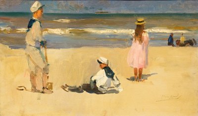 Alemão: Am Strand Na praia de Isaac Israels