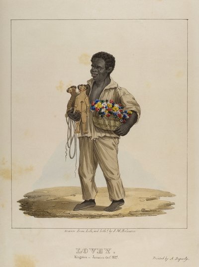 Lovey, placa 8 de Sketches of Character ..., 1838 de Isaac Mendes Belisario