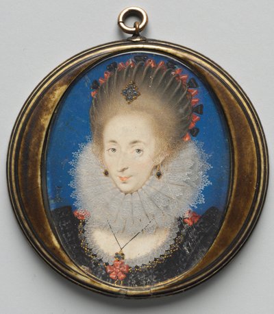 Retrato de Lucy Russell, condessa de Bedford, née Harrington, 1612. de Isaac Oliver