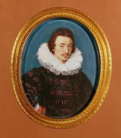 Auto-retrato (miniatura) de Isaac Oliver