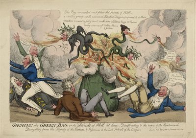 Abrir o saco verde de Isaac Robert (attr. to) Cruikshank
