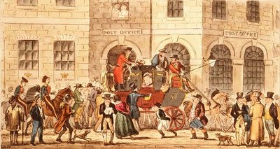 Bull and Mouth Inn de Isaac Robert Cruikshank