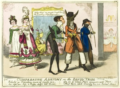 Anatomia Comparada de Isaac Robert Cruikshank
