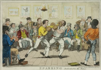 Sparring de Isaac Robert Cruikshank