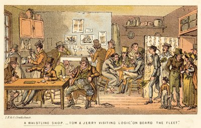 Uma loja de assobios de Isaac, Robert and George Cruikshank