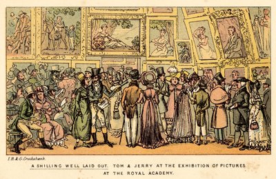 Um xelim bem definido de Isaac, Robert and George Cruikshank