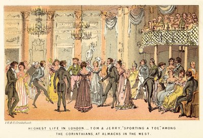 Maior Vida em Londres de Isaac, Robert and George Cruikshank