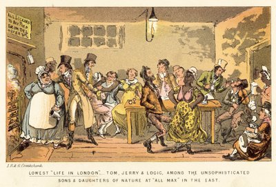 A mais baixa vida em Londres de Isaac, Robert and George Cruikshank