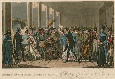 Fora da Ópera; Galanteria de Tom e Jerry de Isaac, Robert and George Cruikshank