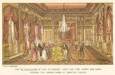 O Ne Plus Ultra da vida em Londres de Isaac, Robert and George Cruikshank