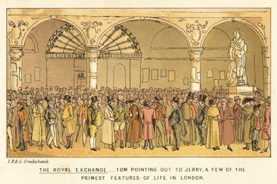 The Royal Exchange de Isaac, Robert and George Cruikshank