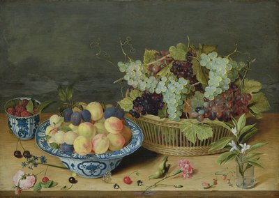 Ainda vida com fruta de Isaac Soreau