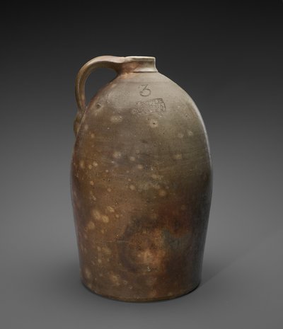 Jarro, c. 1873-1882 (grés vitrificado com sal) de Isaac Suttles Pottery