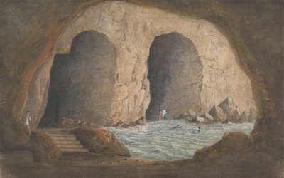 Vista das Grutas de Syrini - Sorrento/ Baía de Nápoles de Isaac Weld